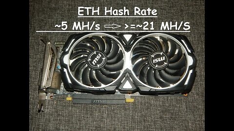 AMD Radeon RX 570: Increase ETH Hash Rate