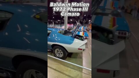 Baldwin Motion Phase III 1972 Big Block Chevrolet Camaro at MCACN! #shorts