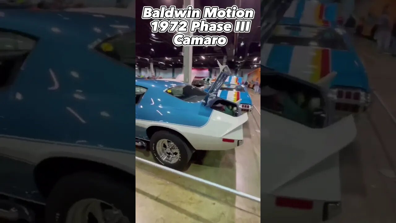 Baldwin Motion Phase III 1972 Big Block Chevrolet Camaro at MCACN! #shorts
