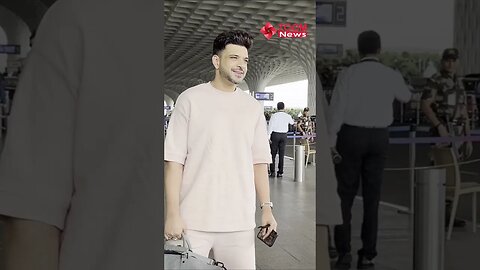 Karan Kundrra arrived in casual as he gets papped at the airport 😍🔥📸✈️ #shorts