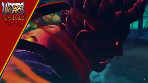 Ultra Street Fighter IV: Arcade Mode - Evil Ryu