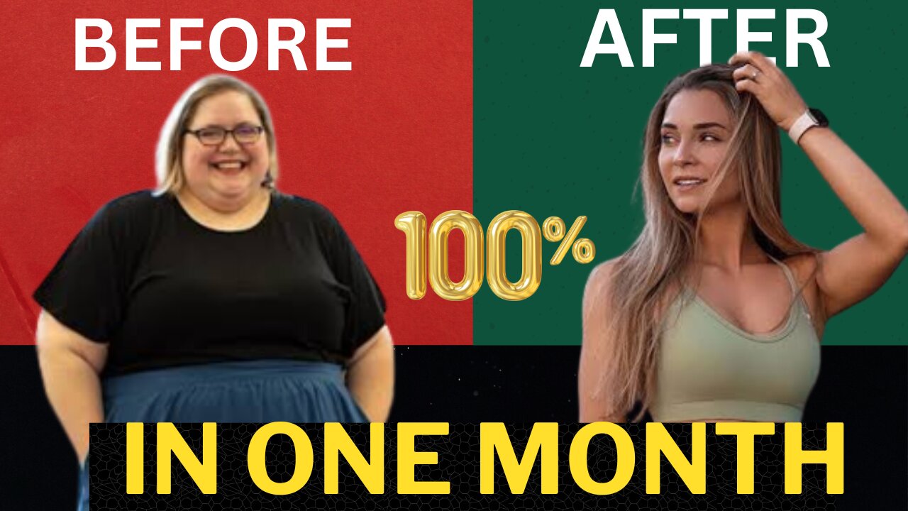 WEIGHT LOSS in ONE Month for WOMEN
