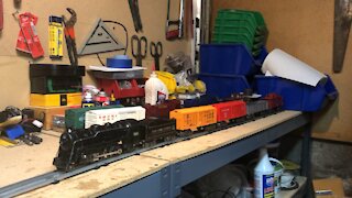 Marx Train 999 with Freight cars