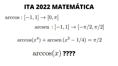 ITA 2022 - Matemática - Questão 5 - Fase 2