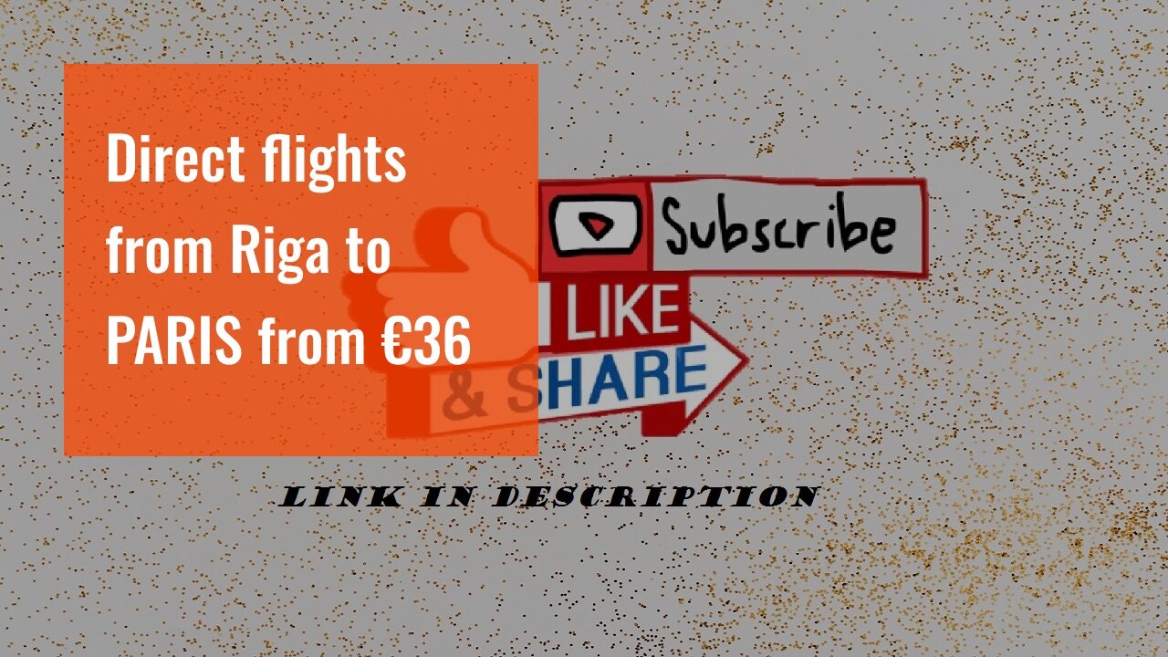 Direct flights from Riga to PARIS from €36