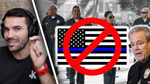 LAPD Chief BANS Thin Blue Line Flag