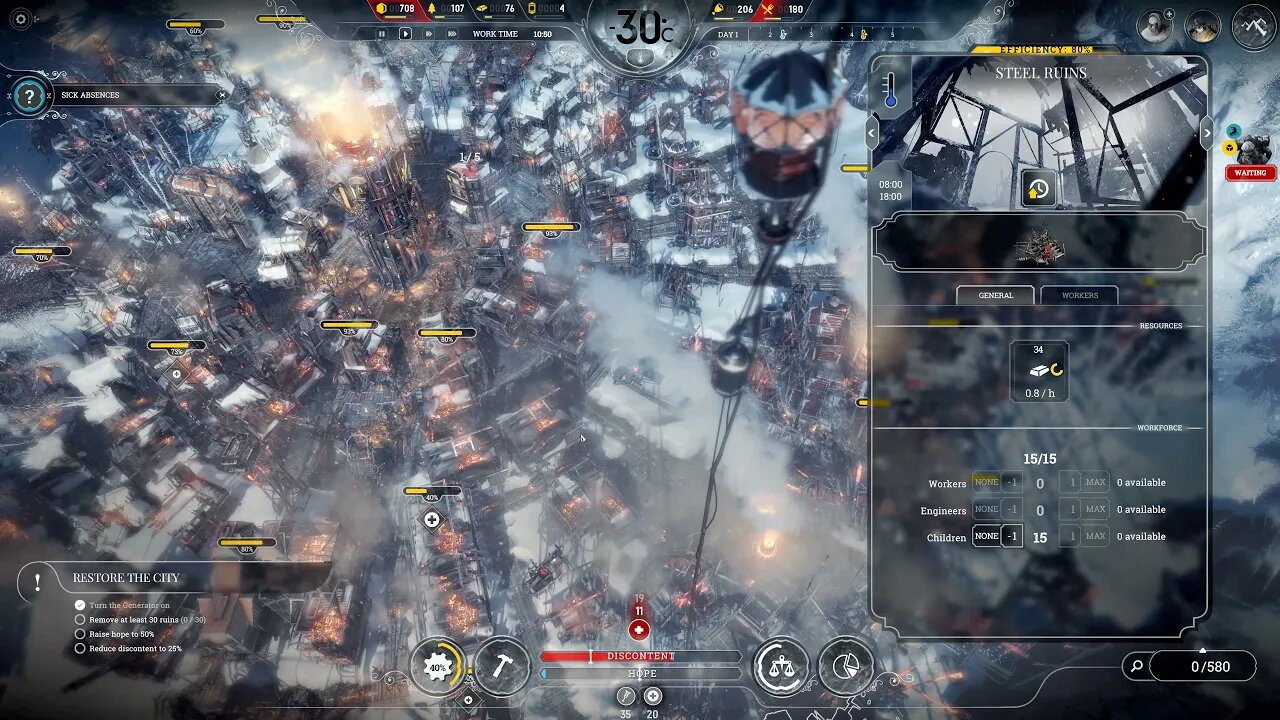 Frostpunk The Fall of Winterhome 01 - 4K No Commentary