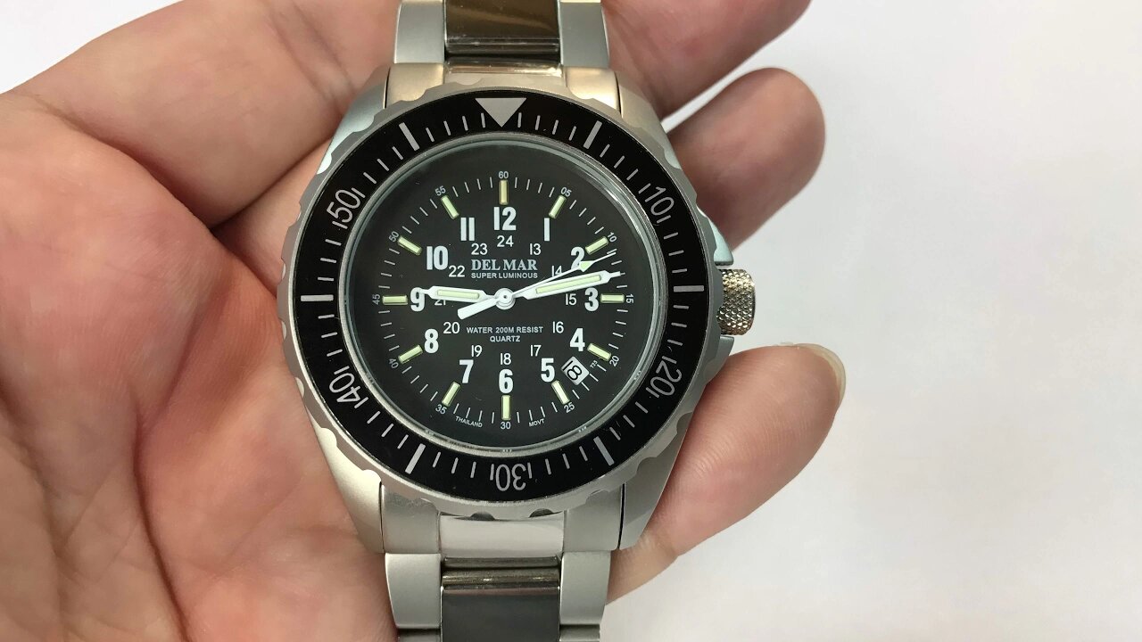 DelMar SuperGlo Illuminating Glow Micro Gas Diver Watch review