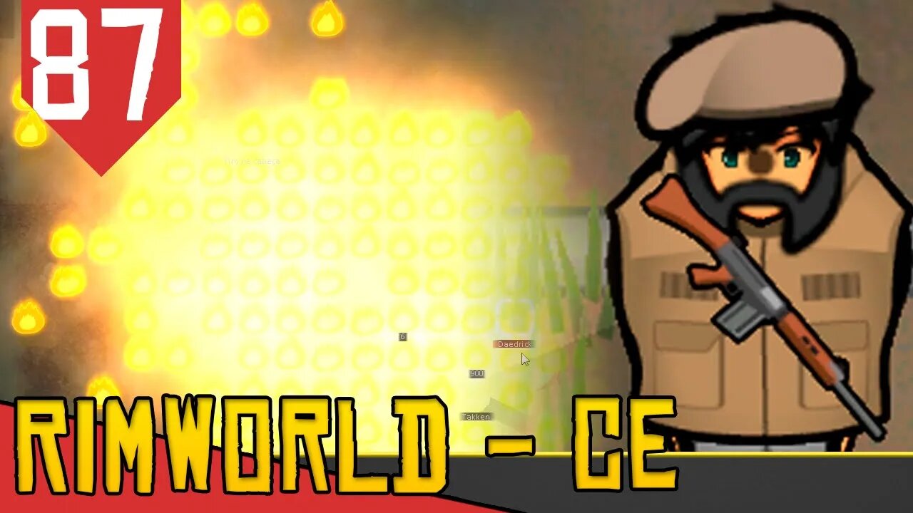 FESTA da CENTOPEIA - Rimworld Combat Extended #86 [Série Gameplay PT-BR]