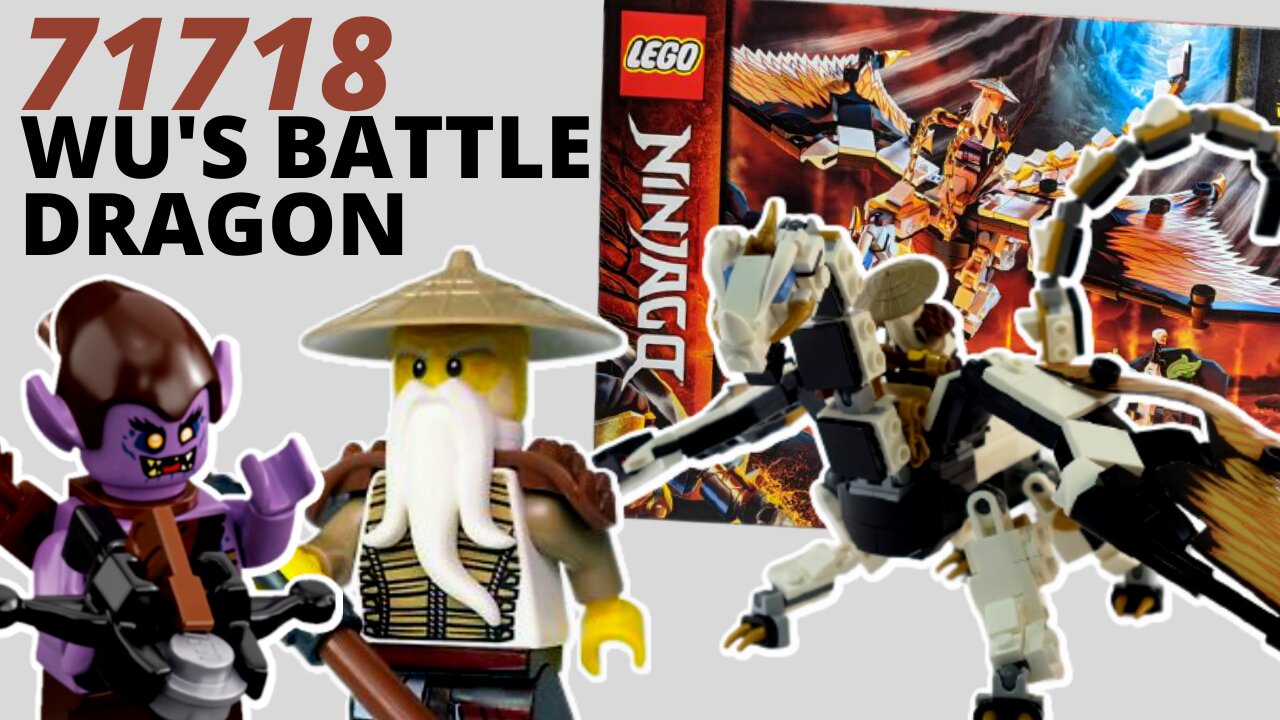 Build 👉 LEGO Ninjago Wu's Battle Dragon 71718 - Lego Speed Build!