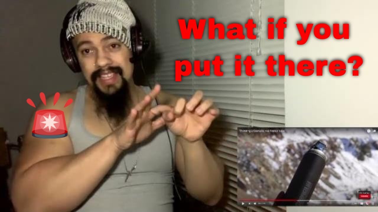 Throwing a Grenade in a Frozen Lake Reaction