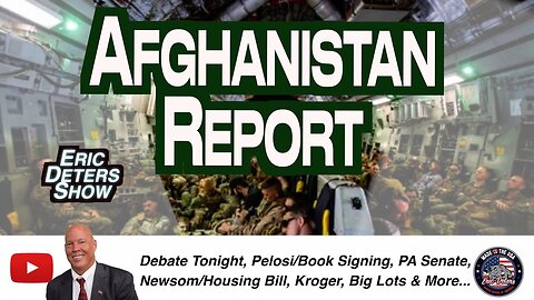 Afghanistan Report | Eric Deters Show