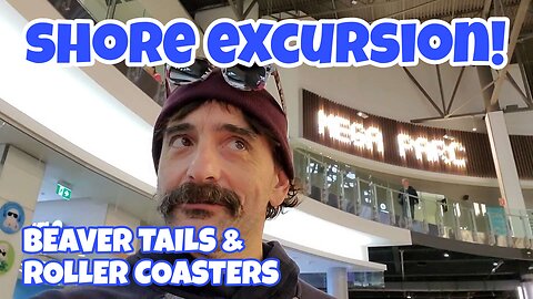 Leaving the CRUISE SHIP to ride ROLLER COASTERS! | MEGA PARC Quebec | Credits 129 & 130
