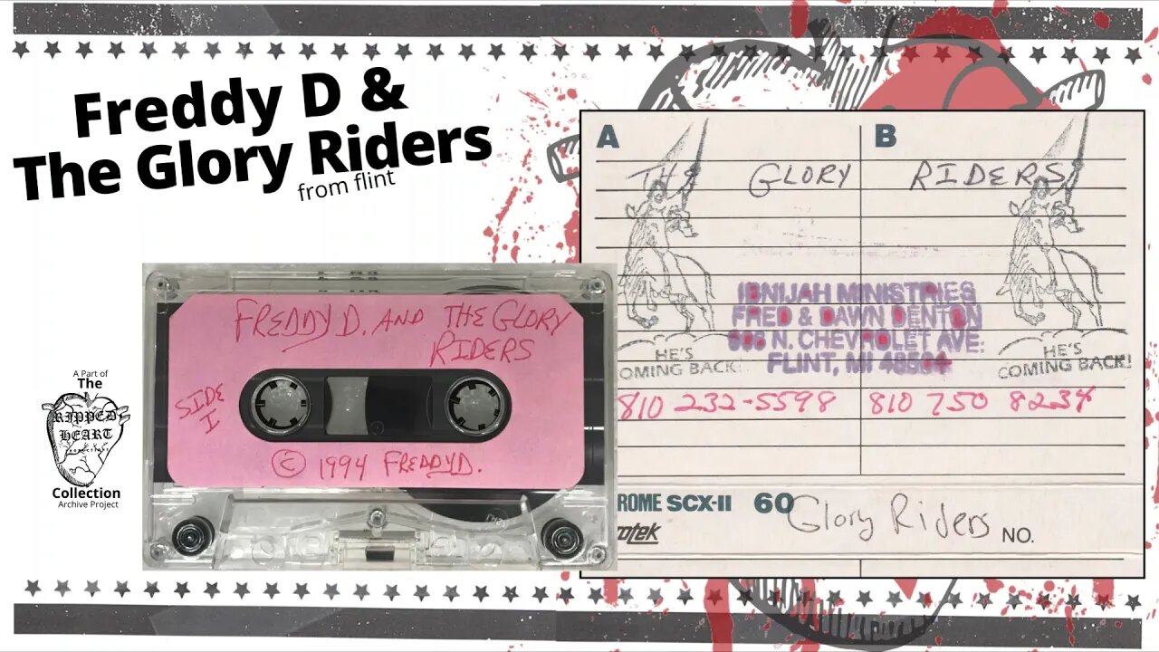 Freddy D & The Glory Riders 🖠1994 Cassette! (Restored Audio) Flint Michigan Christian Ministry Rock