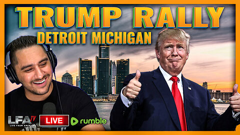 President Trump in Detroit Michigan! | BASED AMERICA 10.18.24 @7PM EST
