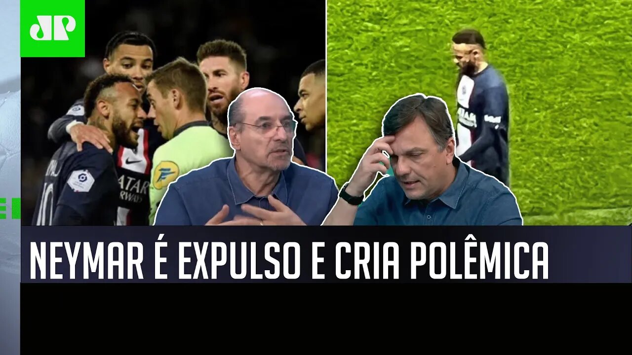 "Aquela SIMULAÇÃO foi CONSTRANGEDORA. Ele dá MARGEM…" Mauro Cezar É DIRETO sobre expulsão de Neymar!