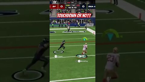 Should this have been a touchdown or was he down at the 1?? #madden24 #fail