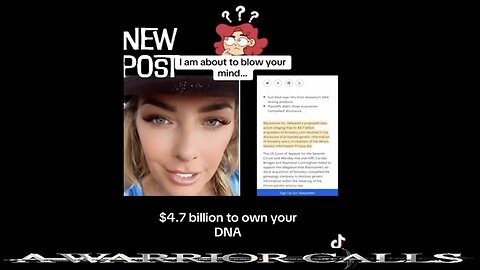 BlackStone just bought Ancestry.com (our DNA) for 4.7 Billions. What could go wrong?