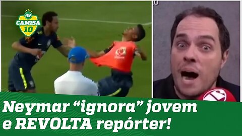 Apelou? Neymar leva caneta HUMILHANTE em treino, "ignora" jovem e REVOLTA repórter!