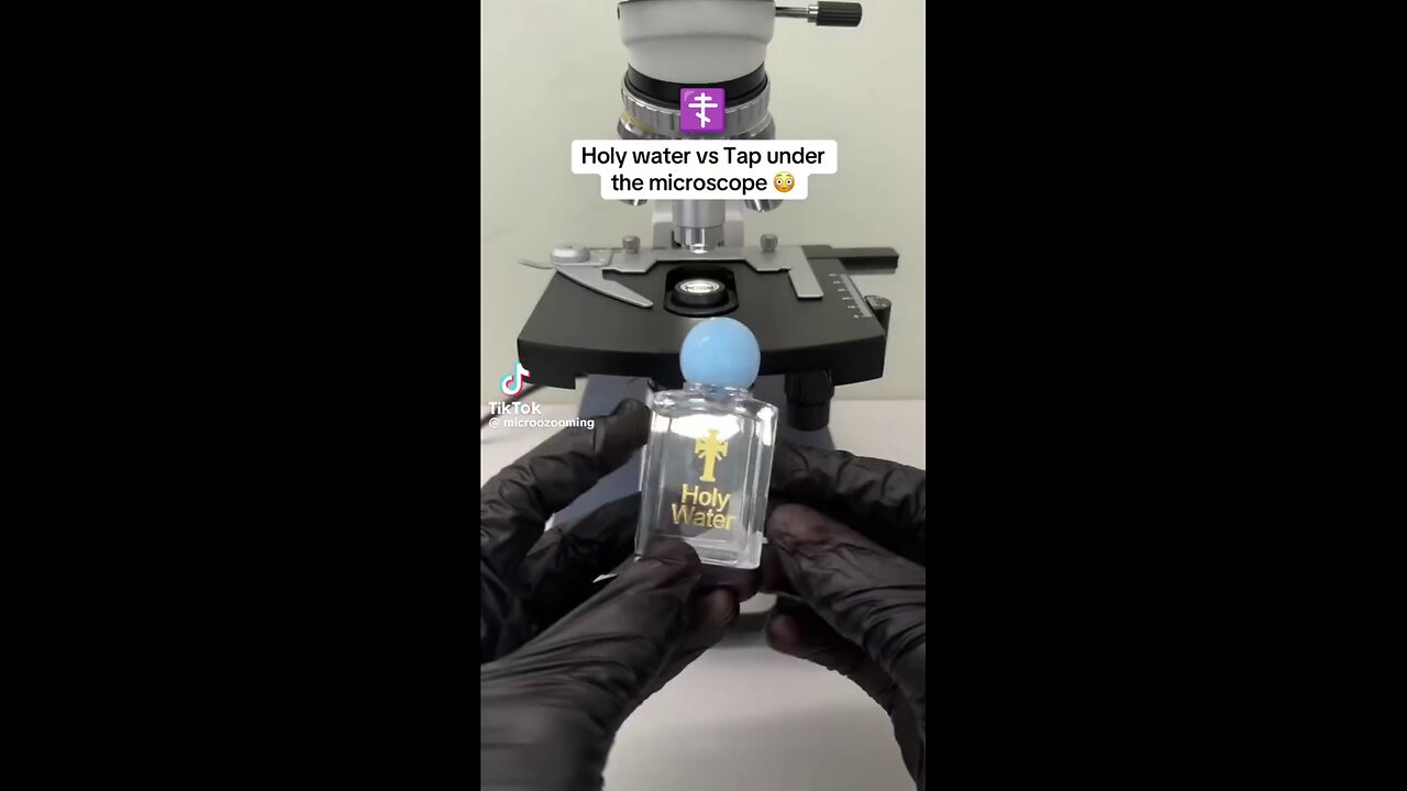 Holy Water vs tap water under the microscope