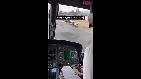 Bro playing in gta in real life