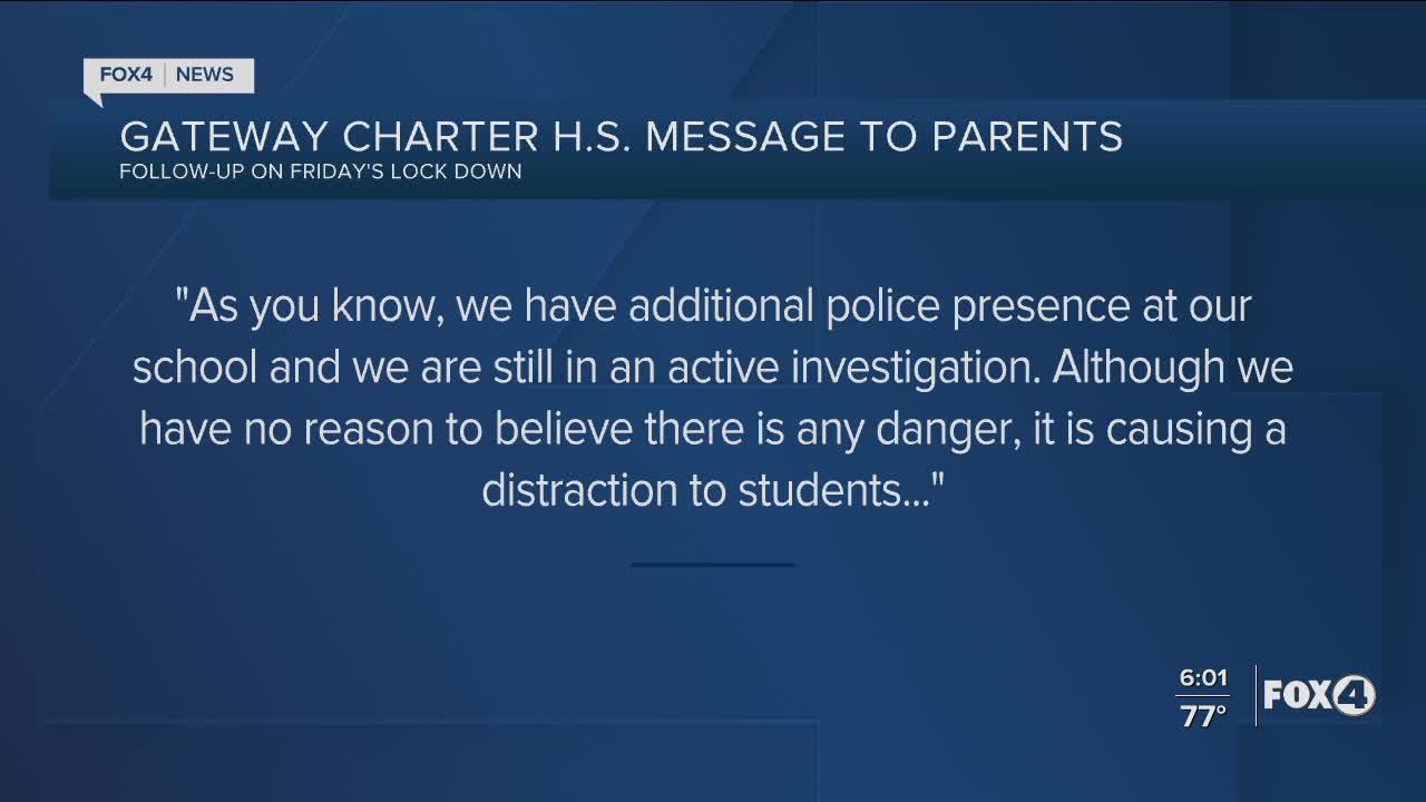 Another tense day on campus at Gateway Charter High