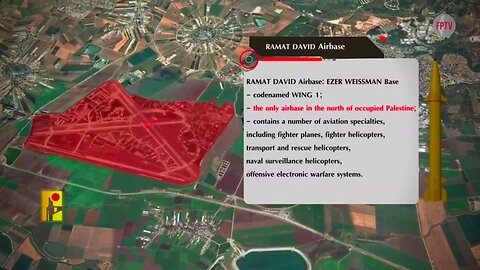 Hezbollah Drone Surveillance Footage of Israel's Ramat David Airbase