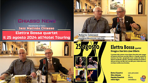 Chiasso News 20 agosto 2024 - Elettra Bossa al Jazz Matinée del 25 agosto