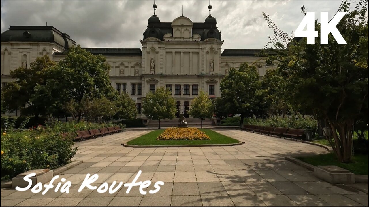 Weekday Morning Walk in Sofia Bulgaria | Alexander Nevski Cathedral to Park Zaimov | 4K |