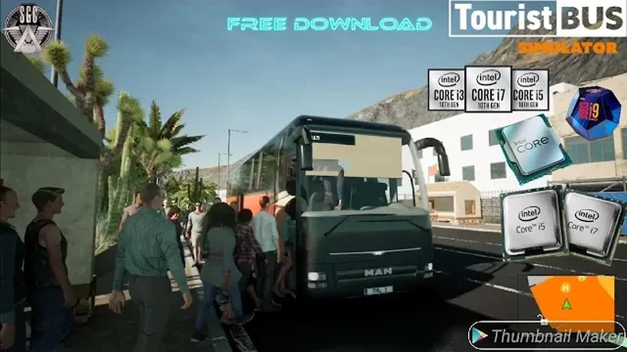 Tourist Bus Simulator Free Download Man Lion's Coach 3rd Generation Gameplay