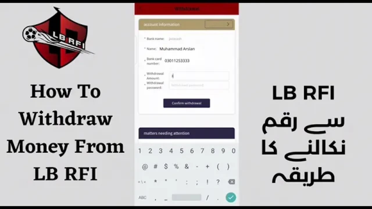 How to withdraw money from LBRFI earning app-earn money online best app