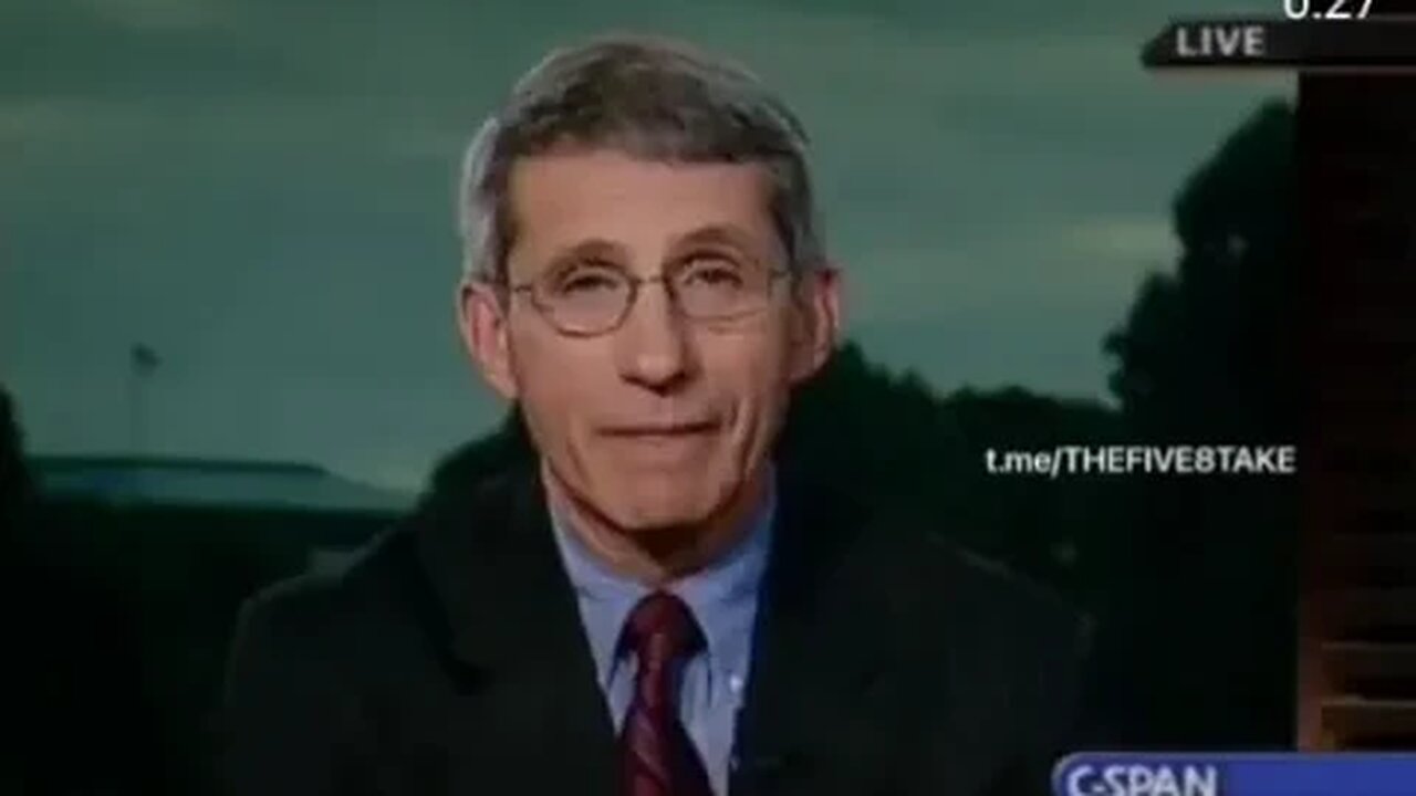 (CRIMES AGAINST HUMANITY) ANDY FAUCI TEACHES BASIC IMMUNOLOGY
