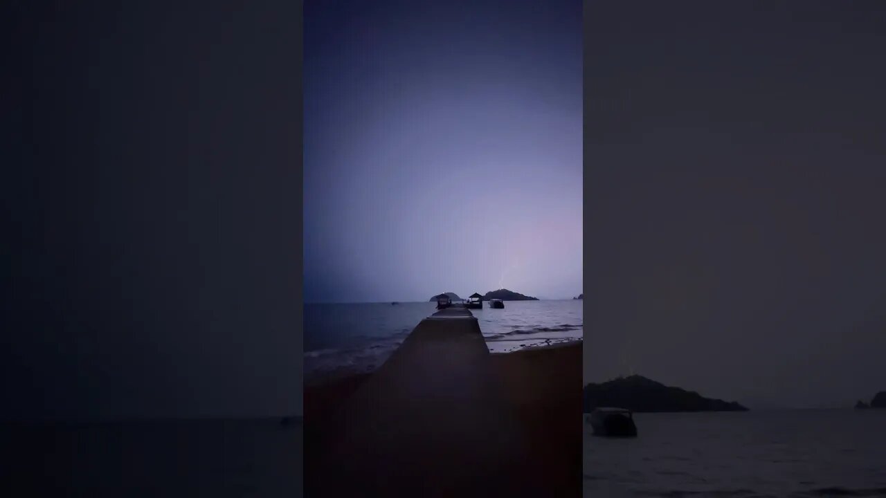 The most epic thunderstorm in Thailand | Koh Mak island