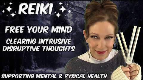 ASMR Reiki✨Clearing Negative Energy✋🤚Mental Stability Clarity Focus💎Crystals & Tuning Forks