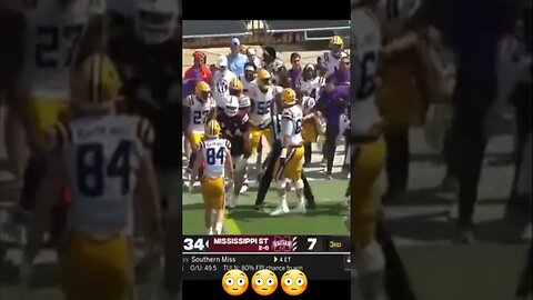 LSU True Freshman RB Kaleb Jackson BODIES Isaac Smith #lsu #mississippistatefootball #shorts