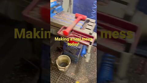 Chips everywhere #cnc #machinist #cncmachining #machining #cncmilling #shop