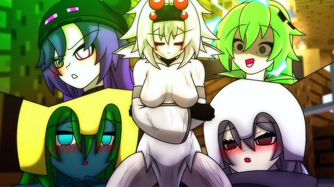 Overworld Mobs Active Forms (Minecraft Anime)