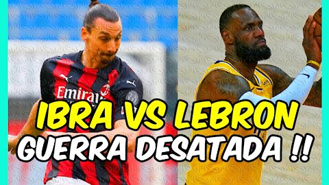 LEBRON JAMES EXPLOTA! Responde a IBRAHIMOVIC con un arsenal de mensajes!