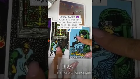 LIBRA TAROT ♎️ *Older & Wiser* You’ve Learned So Much In This Previous Cycle!! 🌎 #tarot #libra