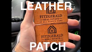Quick Leather Patch on a Glowforge
