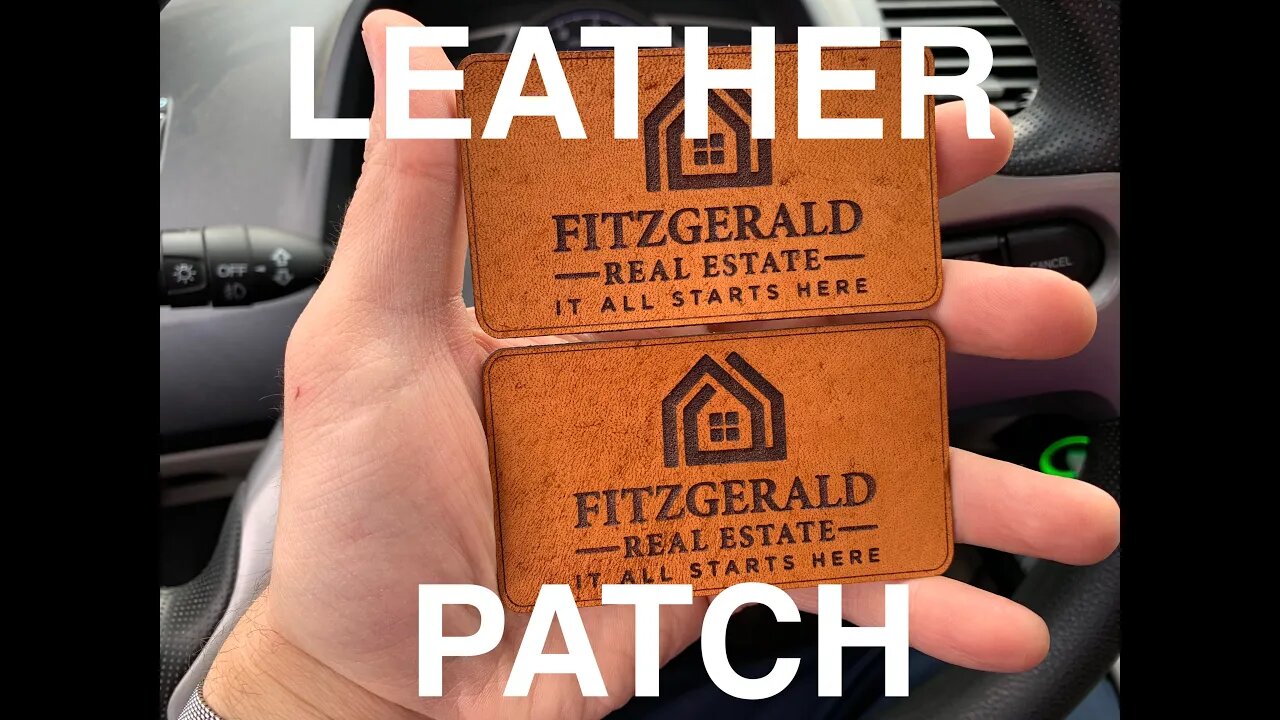 Quick Leather Patch on a Glowforge