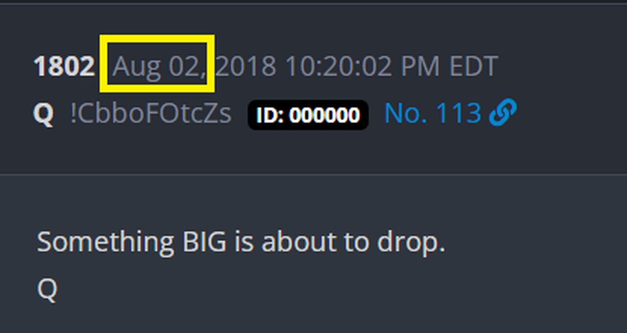 8/2/2024 - Something BIG is about to drop! Markets? A worldwide announcement?