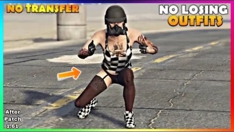 How To Get Checkerboard Tryhard Outfit On Female Character (No Transfer) (GTA Online)