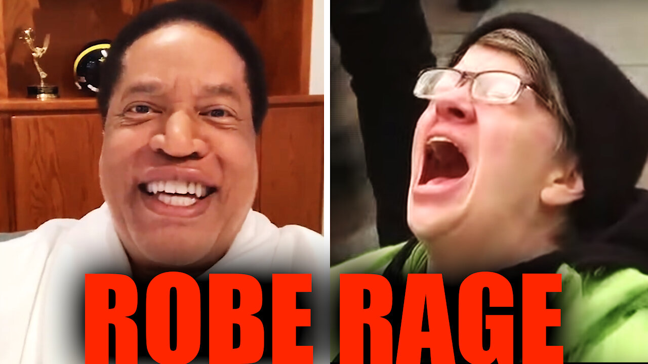 Larry Elder Shuts Down Leftists in Less Than 60 Seconds While Wearing a Robe