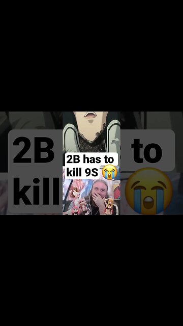 2B Forced to Kill 9S Reaction 😭 NieR automata anime episode 12 #gaming #nier #anime #shorts #games