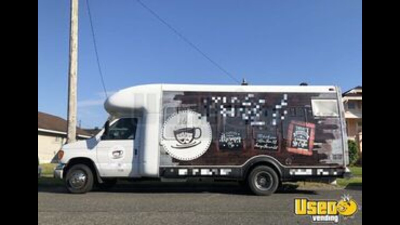 2003 Ford E-450 Diesel 25' Coffee Vending Truck | Mobile Coffee Shop for Sale in Washington