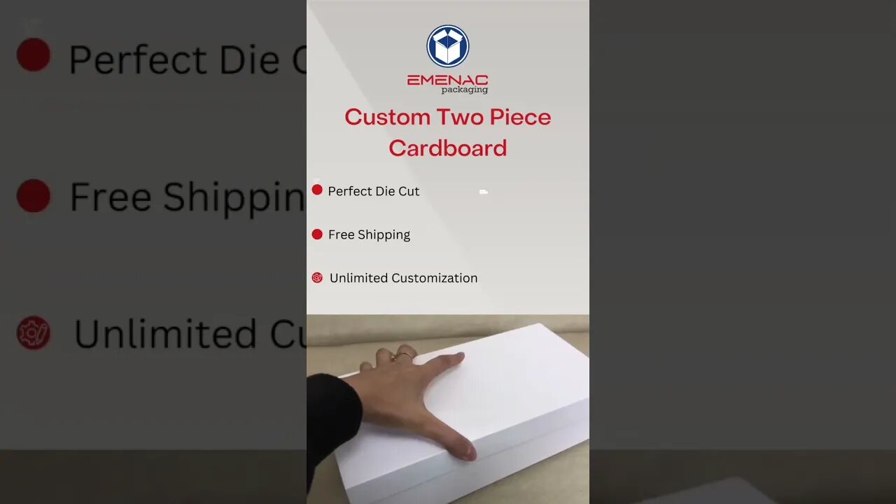 Two Piece Cardboard For Affordable and Stylish Packaging for Your Foot Wear Business #shorts #tiktok