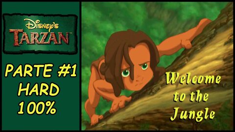 [PS1] - Disney's Tarzan - [Parte 1 - Welcome To The Jungle - 100% - HARD]