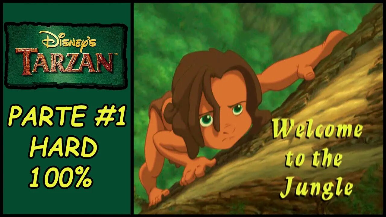 [PS1] - Disney's Tarzan - [Parte 1 - Welcome To The Jungle - 100% - HARD]