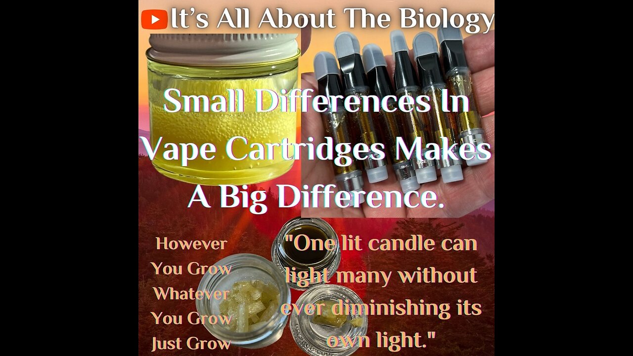 Small Differences In Vape Cartridges Makes A Big Difference.